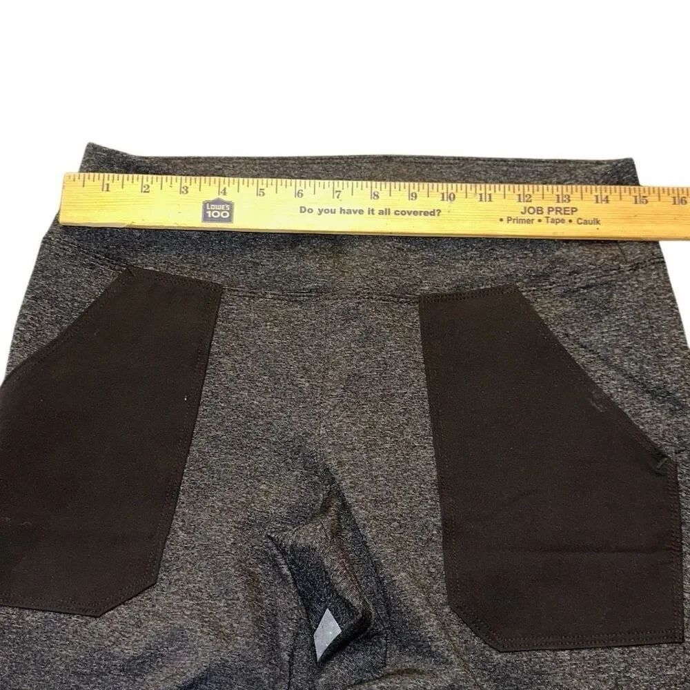 Carhartt FORCE FITTED lightweight UTILITY LEGGING women sz MED 8 gray/ black - Picture 11 of 12